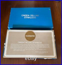 Oneida 4 Settings of Deluxe Stainless Flatware 4 Piece Set Chateau (New)