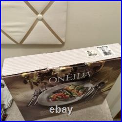 Oneida 45 pc Flatware Set Serv for 8 incl 5 Serving pieces New Risotto