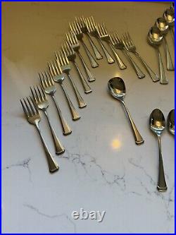 Oneida 46 Pieces MAESTRO ST. LEGER Stainless Steel Flatware USA