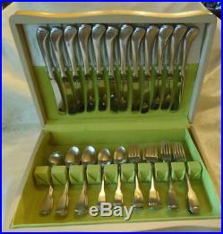 Oneida 63 Piece AMERICAN COLONIAL Cube Stainless Flatware Service For 12