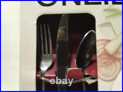 Oneida 82044 Darien Stainless Steel 45 pc 8 Place Settings New Vtg USA Made