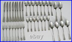 Oneida AMERICAN COLONIAL 37pc SET Cube 8 Knives+8 Forks+15 Spoon+6 Serving Spoon