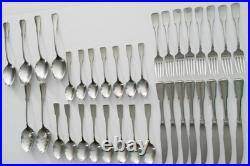 Oneida AMERICAN COLONIAL 37pc SET Cube 8 Knives+8 Forks+15 Spoon+6 Serving Spoon