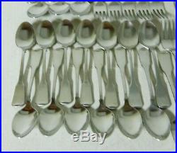 Oneida AMERICAN COLONIAL Cube Heirloom Stainless Flatware Set of 56pc