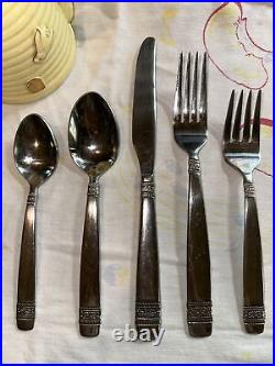 Oneida ANAHEIM Stainless 18/10 Flatware Set Service for 12 5 Pc Settings 60pcs