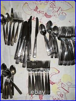 Oneida ANAHEIM Stainless 18/10 Flatware Set Service for 12 5 Pc Settings 60pcs