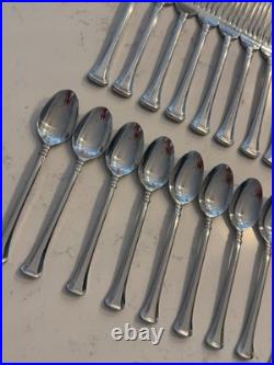 Oneida APOLLONIA Glossy Stainless Flatware 34 PC