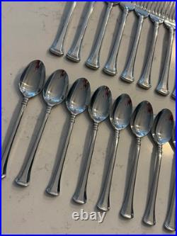 Oneida APOLLONIA Glossy Stainless Flatware 34 PC