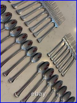 Oneida APOLLONIA Glossy Stainless Flatware 34 PC