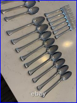 Oneida APOLLONIA Glossy Stainless Flatware 34 PC