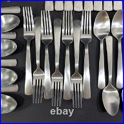 Oneida APTITUDE Matte Stainless Flatware 41 Pieces Forks Knives Spoons Teaspoons