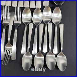 Oneida APTITUDE Matte Stainless Flatware 41 Pieces Forks Knives Spoons Teaspoons