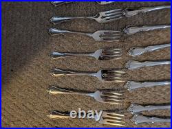 Oneida ARBOR ROSE / TRUE ROSE Stainless Steel Flatware Service 12 89 pc9 Piece