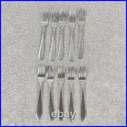 Oneida AVONDALE Stainless Flatware Fork Spoon Knife Serving Pieces Set Of 49