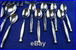 Oneida Act 1 (43) Pieces-Forks-Knives-Spoons-4 Serving Pieces Gravy Casserole ++