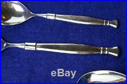 Oneida Act 1 (43) Pieces-Forks-Knives-Spoons-4 Serving Pieces Gravy Casserole ++