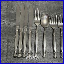 Oneida Act 1 One Cube Lot of 14 Knives Forks Spoons Heirloom Stainless Flatware