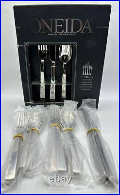 Oneida Aero 20 Pc Stainless Flatware Set Service For 4 Indonesia NEW $215