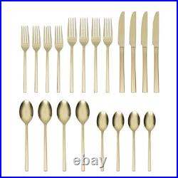 Oneida Allay Champagne 20-Piece 18/0 Silverware Set For 4, Flatware B1018020AL21 Oneida Allay Champagne 20-Piece 18/0 Silverware Set For 4, Flatware B1018020AL21