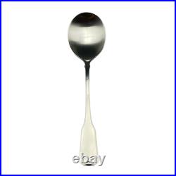 Oneida American Colonial 18/8 Stainless Large Round Gumbo Spoon (Set of Twelve)