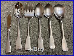 Oneida American Colonial Cube Stainless USA flatware 30 pieces