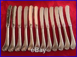 Oneida American Colonial Cube Stainless USA flatware Set of 67 pieces