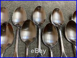 Oneida American Colonial Cube Stainless USA satin flatware 67 pieces