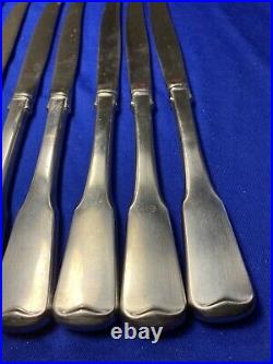 Oneida American Colonial Stainless steel flatware (8) steak knives 9 -#A33