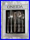 Oneida Apollonia 50-Piece Flatware Set Service for 8 Stainless Steel + Serving