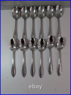 Oneida Arbor American Harmony Stainless Flatware Set 70 pcs Beaded Edge