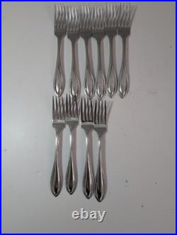 Oneida Arbor American Harmony Stainless Flatware Set 70 pcs Beaded Edge
