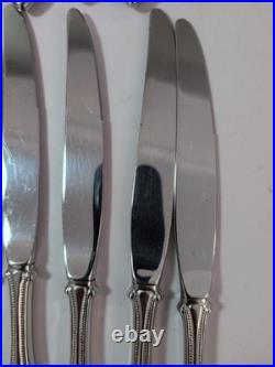 Oneida Arbor American Harmony Stainless Flatware Set 70 pcs Beaded Edge