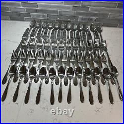 Oneida Avondale Stainless Flatware. Service for 12. Lot of 60 pieces. NICE