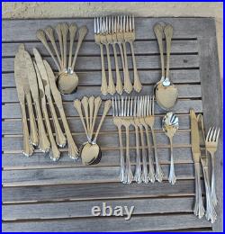Oneida BANCROFT 35 Mixed Pieces Stainless Forks Spoons Knives USA Free Shipping