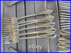 Oneida BANCROFT 35 Mixed Pieces Stainless Forks Spoons Knives USA Free Shipping