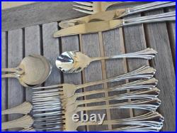 Oneida BANCROFT 35 Mixed Pieces Stainless Forks Spoons Knives USA Free Shipping