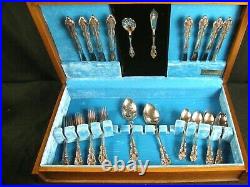 Oneida BRAHMS Community Stainless Flatware 52 pc Set 8 Service with Nice Case