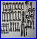 Oneida BRAHMS Stainless Flatware Pierced Floral Incomplete Set of 52 Pieces