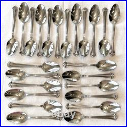 Oneida Baltimore 18/10 Flatware HUGE 134 Pc Set Near Service for 24