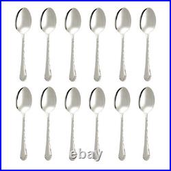 Oneida Belle Rose 18/8 Stainless Steel Teaspoon (Set of Twelve)