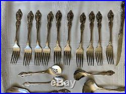 Oneida Brahms Community Stainless Flatware 12 Place Settings 91 Pieces Serving