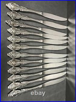 Oneida Brahms Community Stainless Flatware Set 66 Piece Spoon Fork Knife Serving