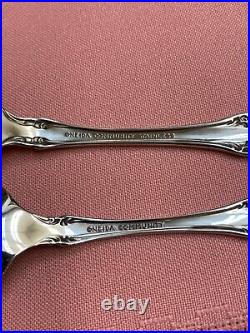 Oneida Brahms Community stainless flatware 138 pieces Excellent