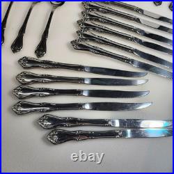 Oneida Briarwood Stainless All American Flatware Lot of 72 Pieces Great Cond