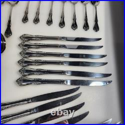 Oneida Briarwood Stainless All American Flatware Lot of 72 Pieces Great Cond
