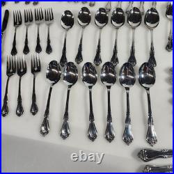 Oneida Briarwood Stainless All American Flatware Lot of 72 Pieces Great Cond