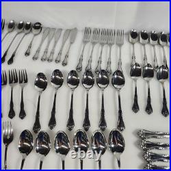 Oneida Briarwood Stainless All American Flatware Lot of 72 Pieces Great Cond
