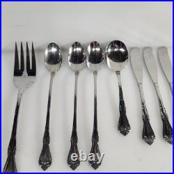 Oneida Briarwood Stainless All American Flatware Lot of 72 Pieces Great Cond