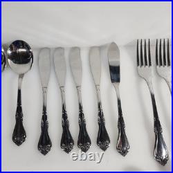 Oneida Briarwood Stainless All American Flatware Lot of 72 Pieces Great Cond