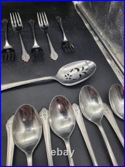 Oneida Burnished Lakewood Stainless Flatware 41 pc
